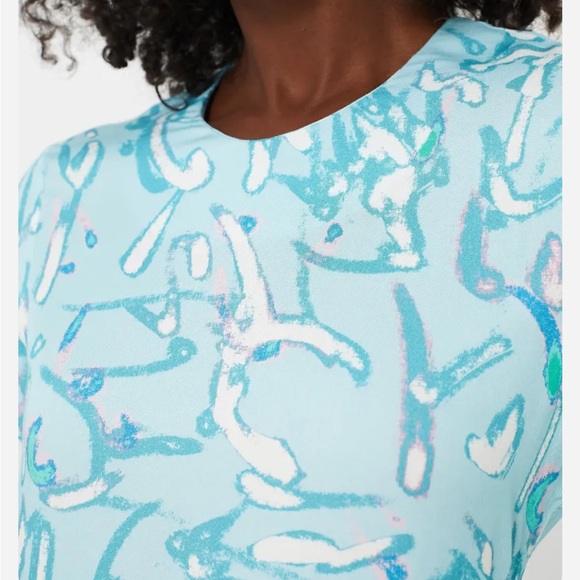 TUCKERNUCK Blue Abstract Hattie Midi Dress - Picture 5 of 9